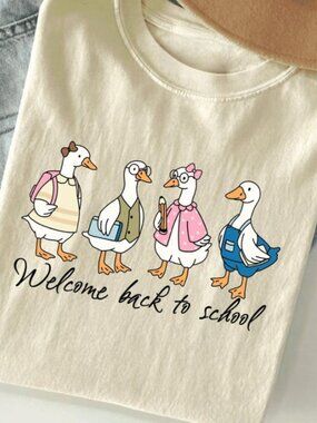 Welcome Back to School Goose Shirt